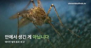 에어컨 벌레, 안에서 생긴 게 아닙니다 — 통로 세 곳 막는 순서