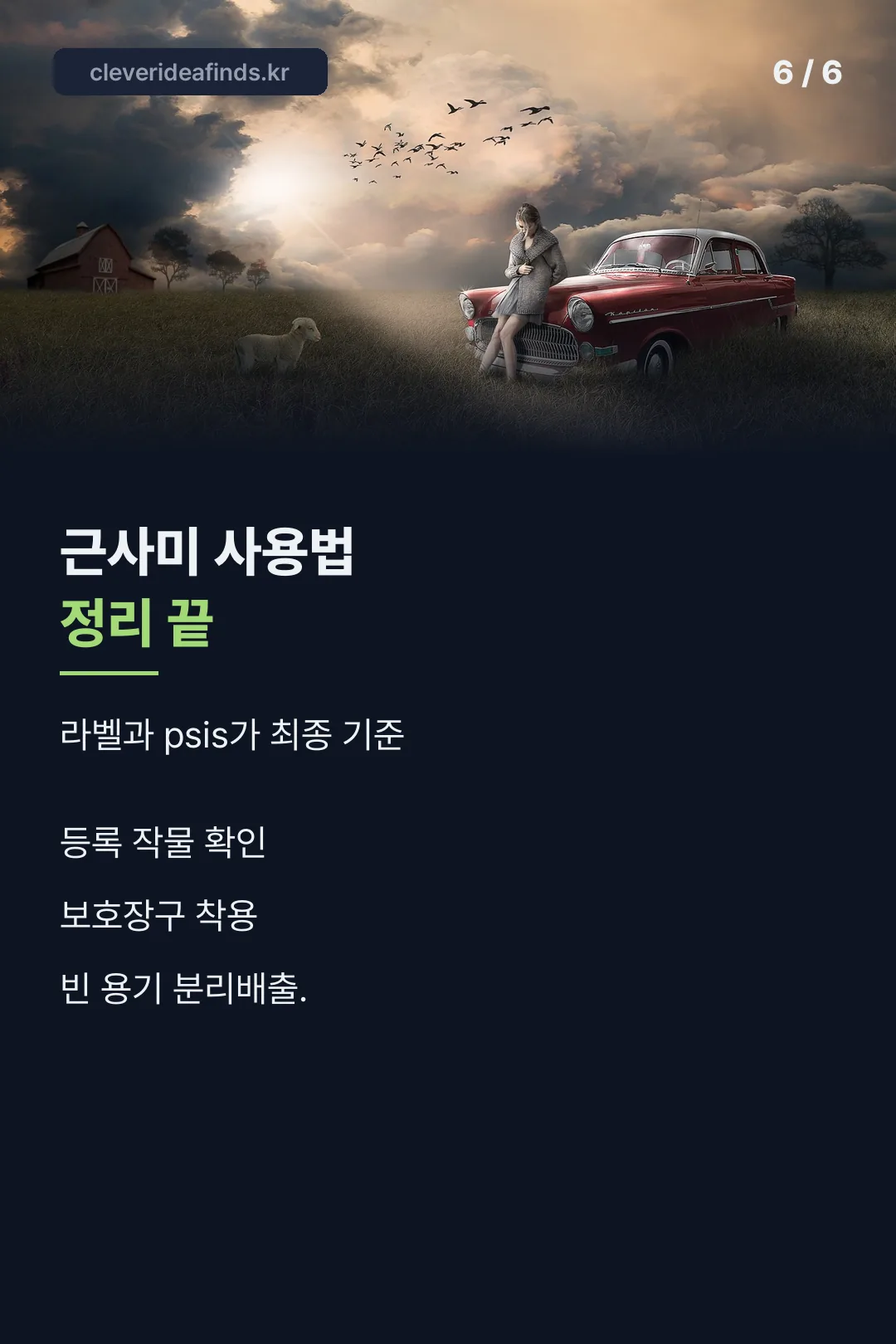 마무리 정리