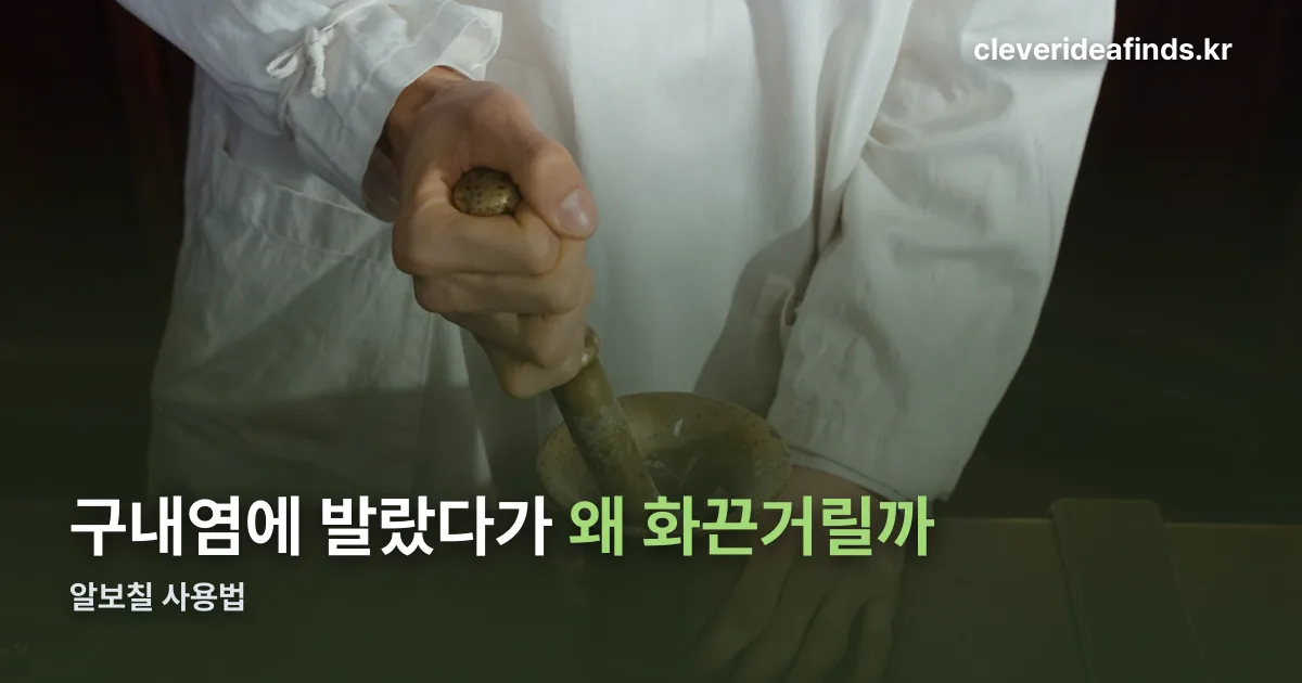 알보칠 사용법 정리 썸네일